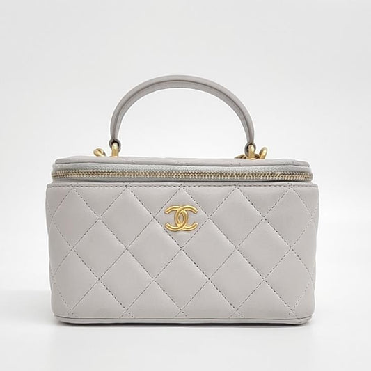 Chanel  Ramskin TopHandle Vanity Cross bag