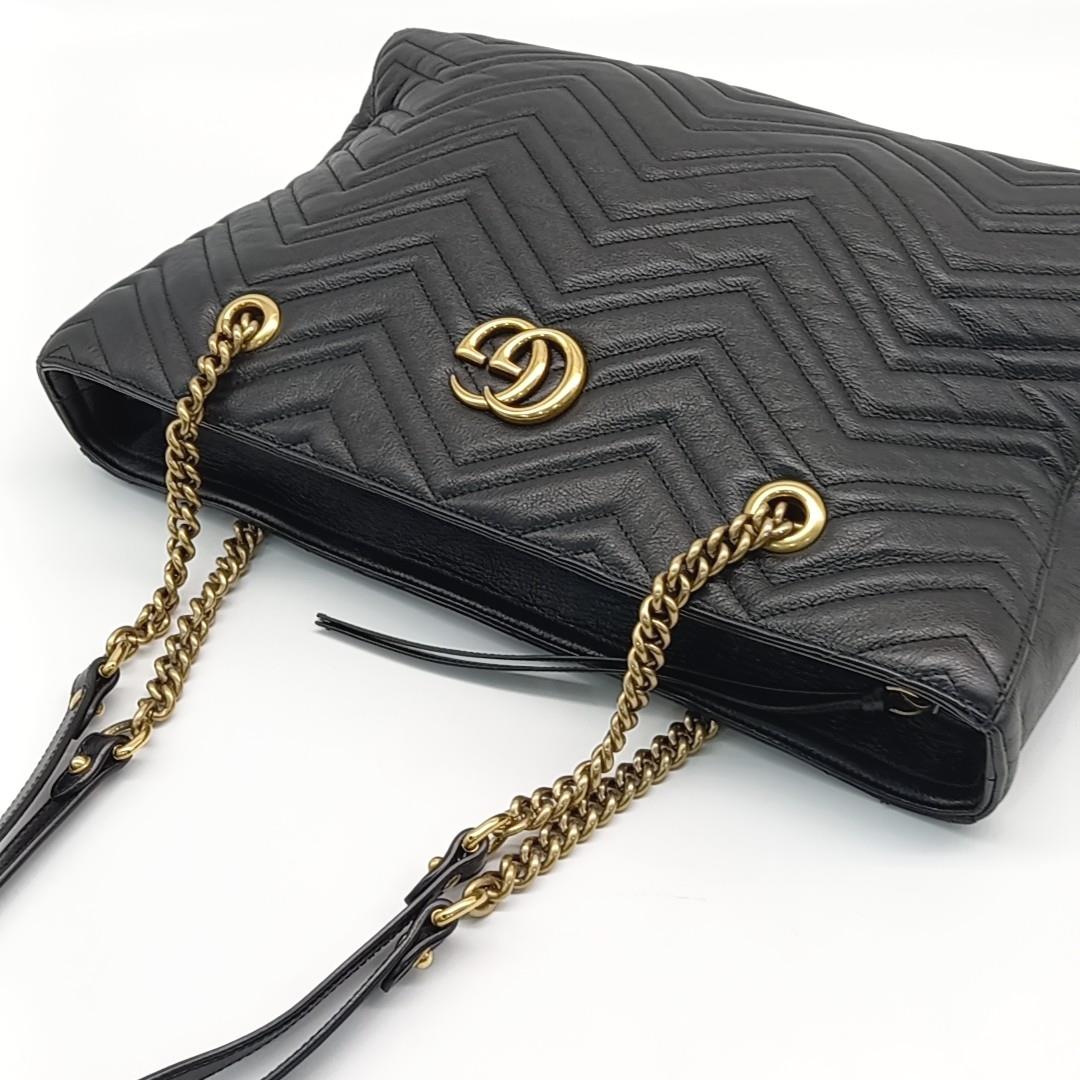 Gucci  Medium Matelassé shoulder bag (524578)