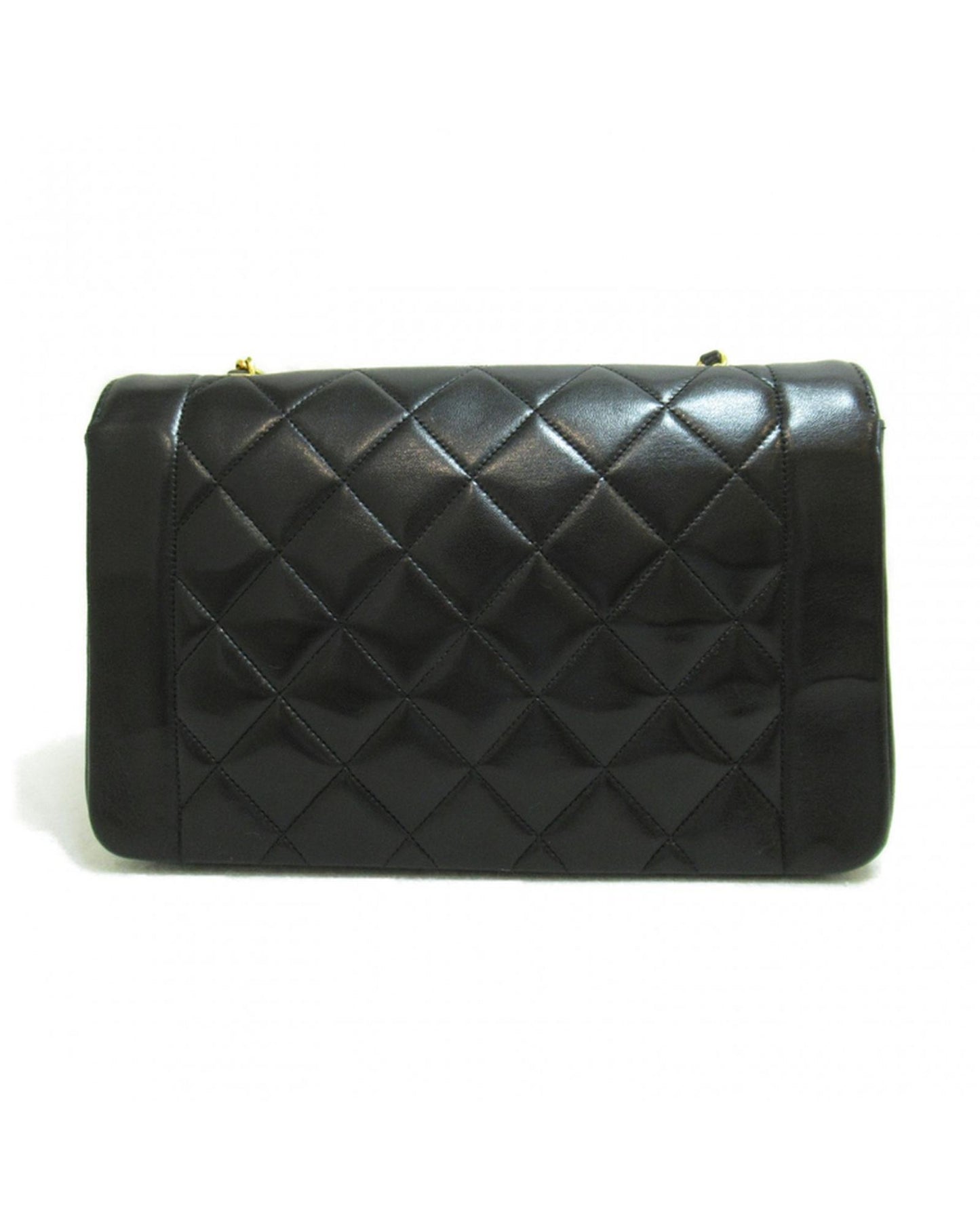 Chanel Women's Classic Black Flap Crossbody Bag in Black