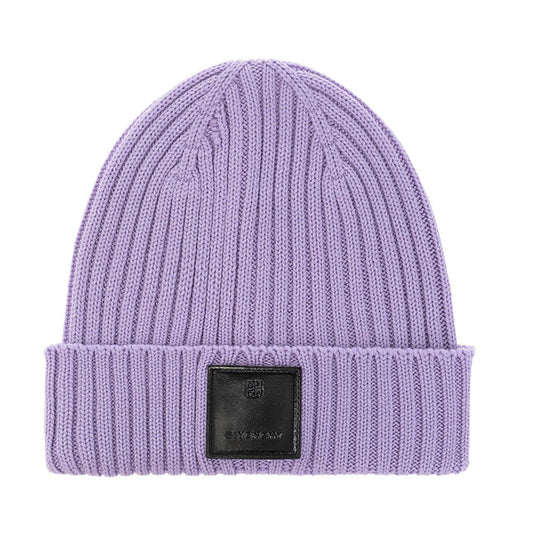 Givenchy Men's Lilac Beanie Hat in Wool