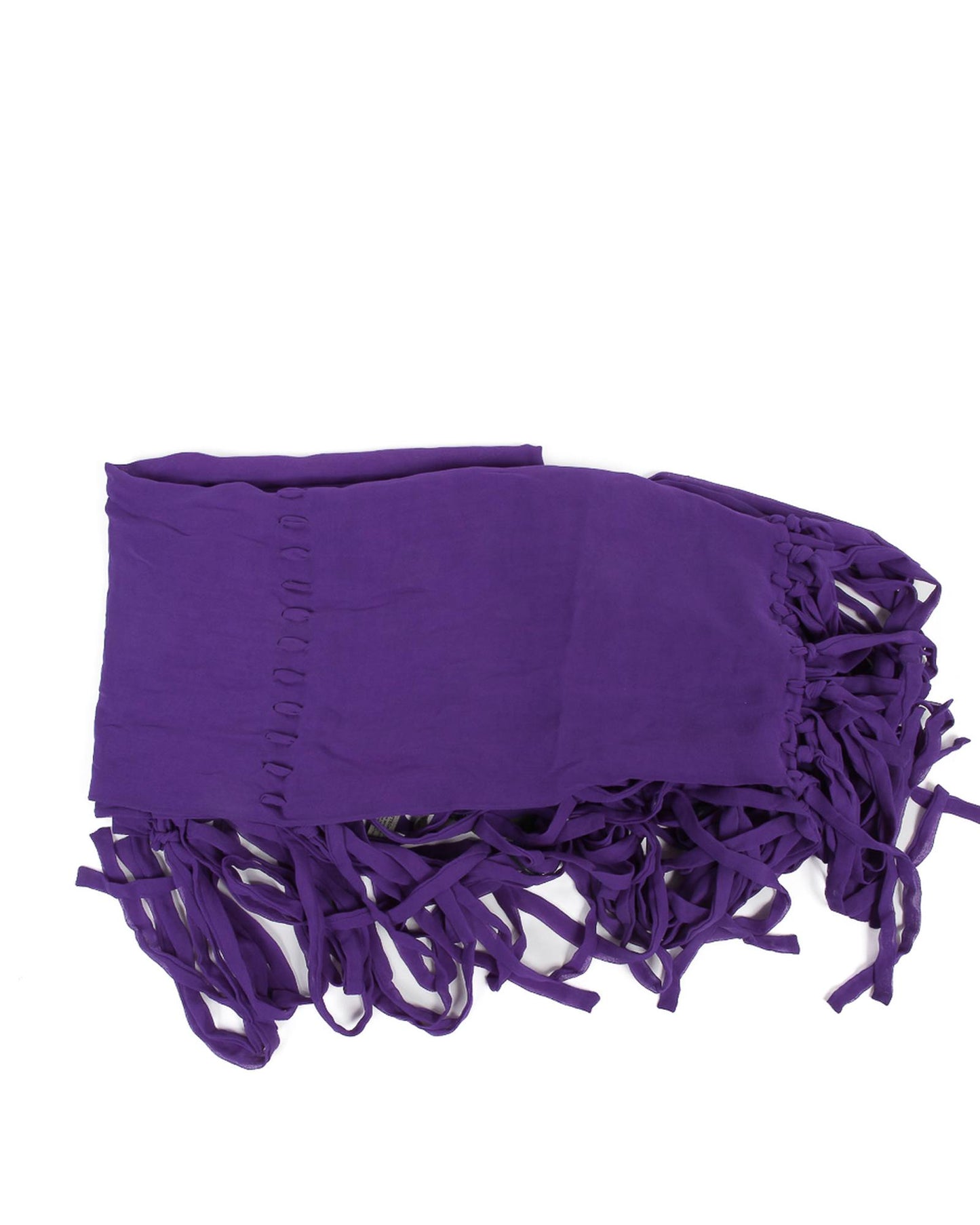 Bottega Veneta Women's Purple Silk Shawl in Purple