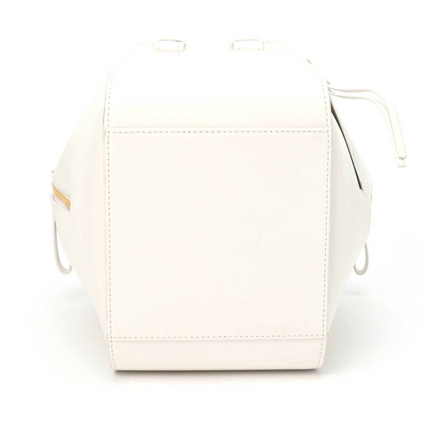 Loewe Women's Versatile white leather shoulder bag with unique silhouette in White