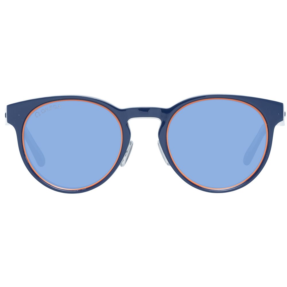 Omega Unisex's Blue Unisex Sunglasses