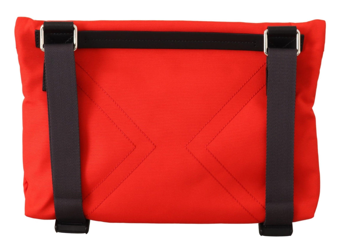 Givenchy Men's Red Polyamide Downtown Flat Crossbody Bag