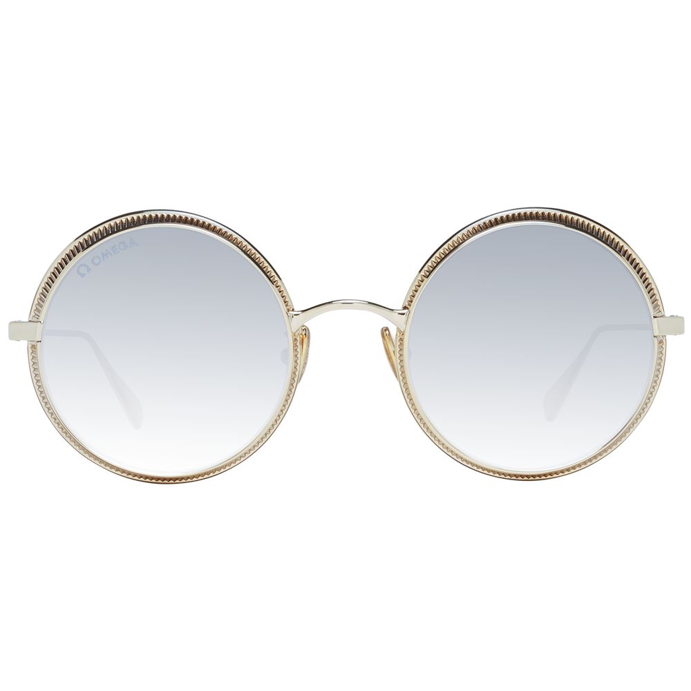 Omega Women's Gold  Sunglasses