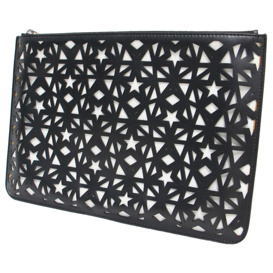 Givenchy Women's Black Leather Timeless Clutch in Black