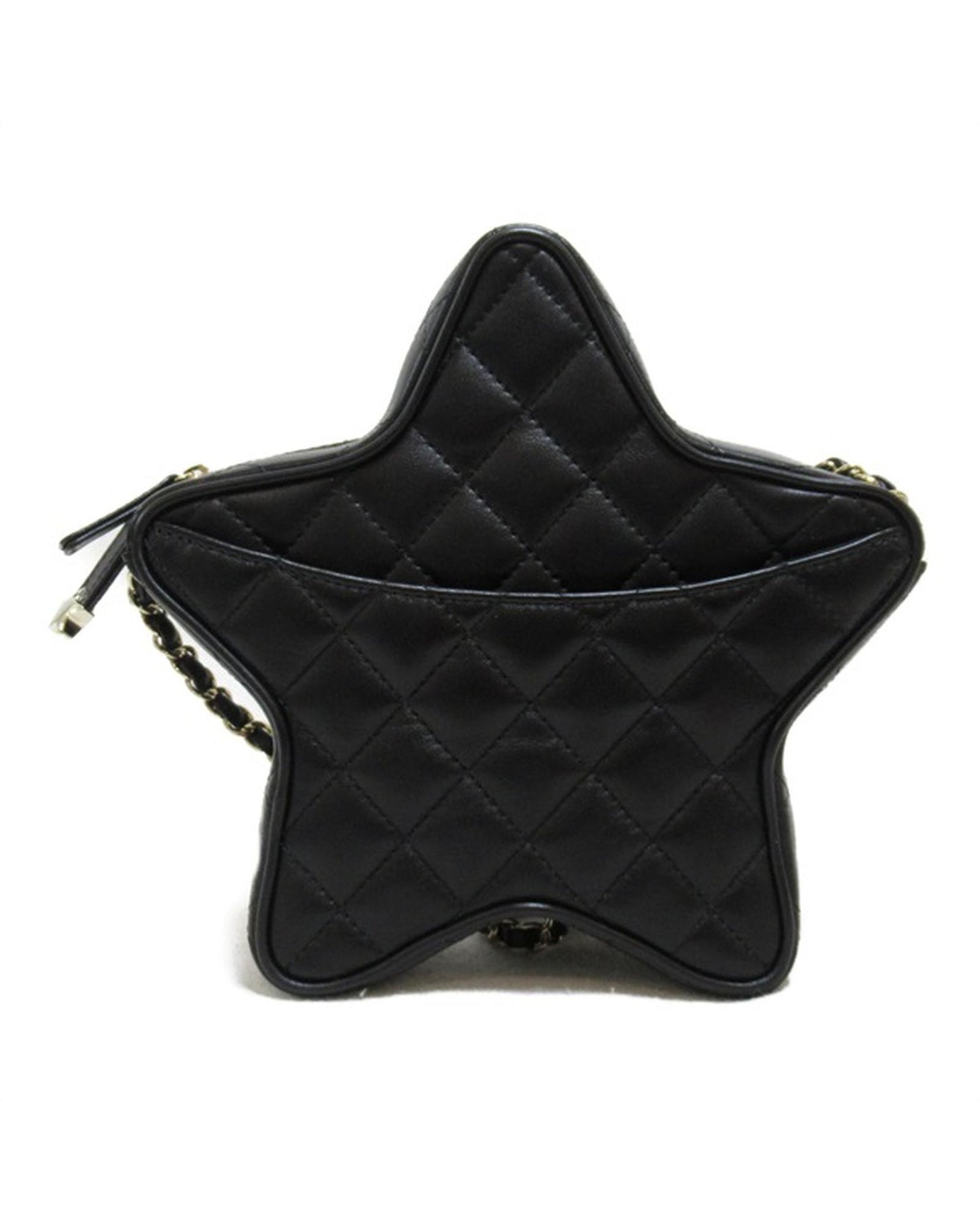 Chanel Women's Matelasse Star Crossbody Bag in Black