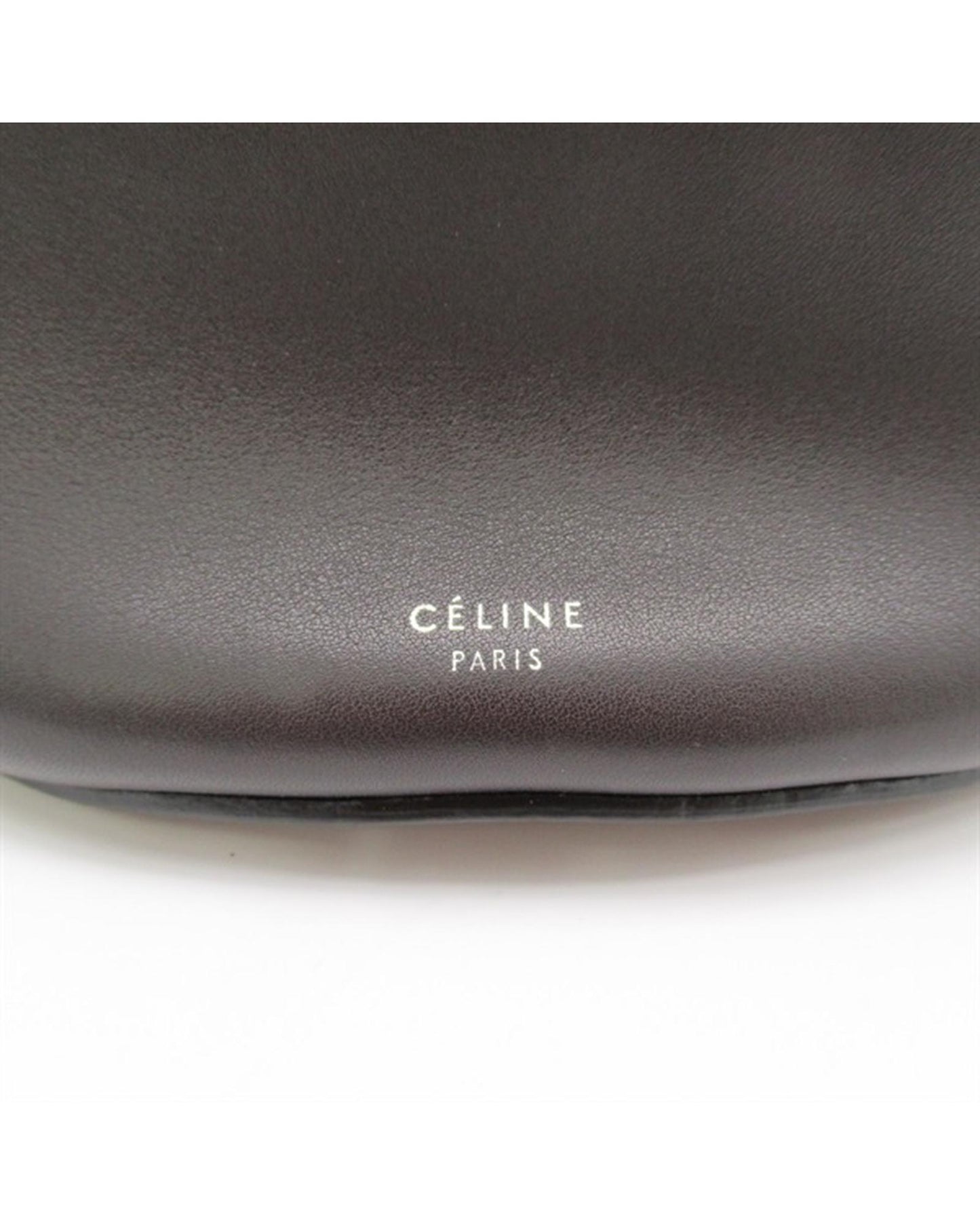 Celine Women's Excellent Condition Leather Bucket Bag in Brown