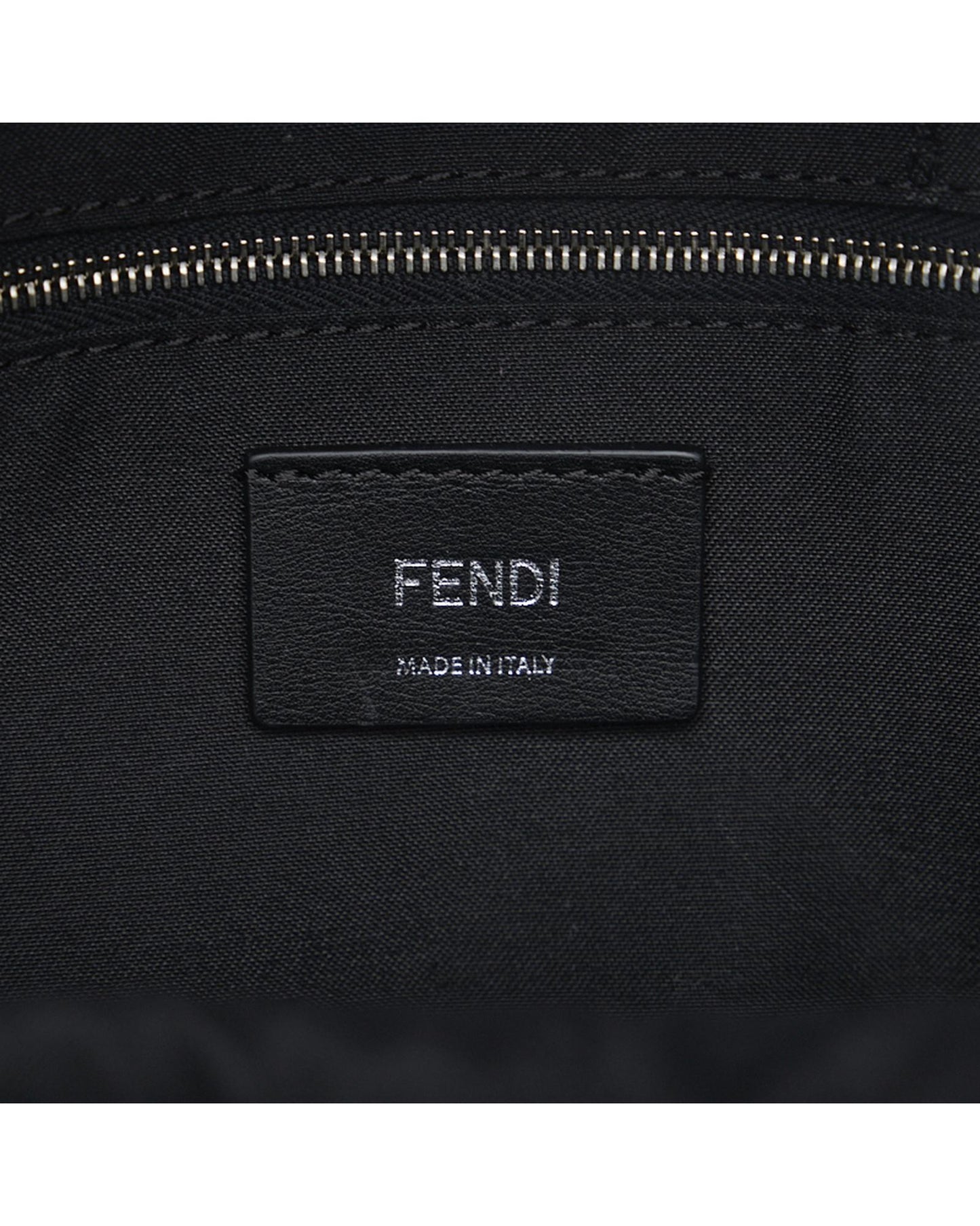 Fendi Women's Mini Leather Backpack Bag in Excellent Condition in Black