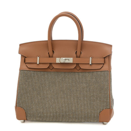 Hermes Women's Elegant Leather Handbag with Iconic Design in Brown