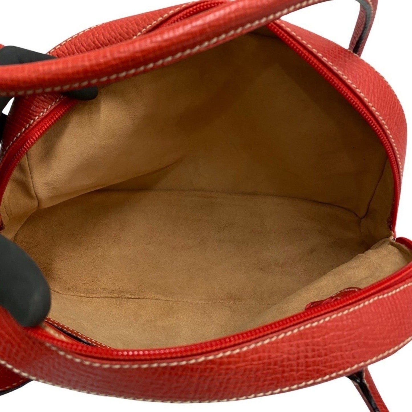 Loewe Women's Red Leather Handbag with Elegant Design in Red