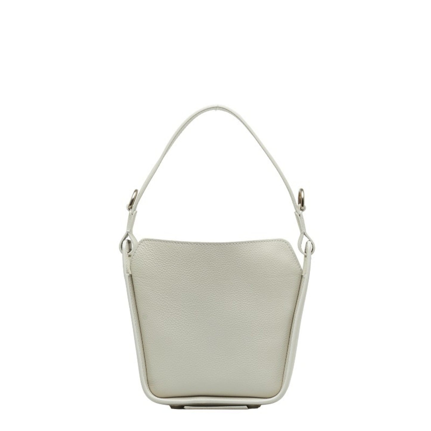 Balenciaga Women's White Leather Nord Sud XS Bag in White