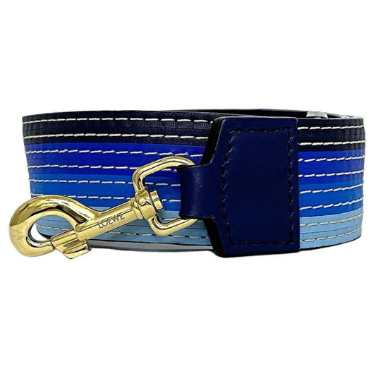 Loewe Women's Blue Leather Loewe Box Bag in Blue