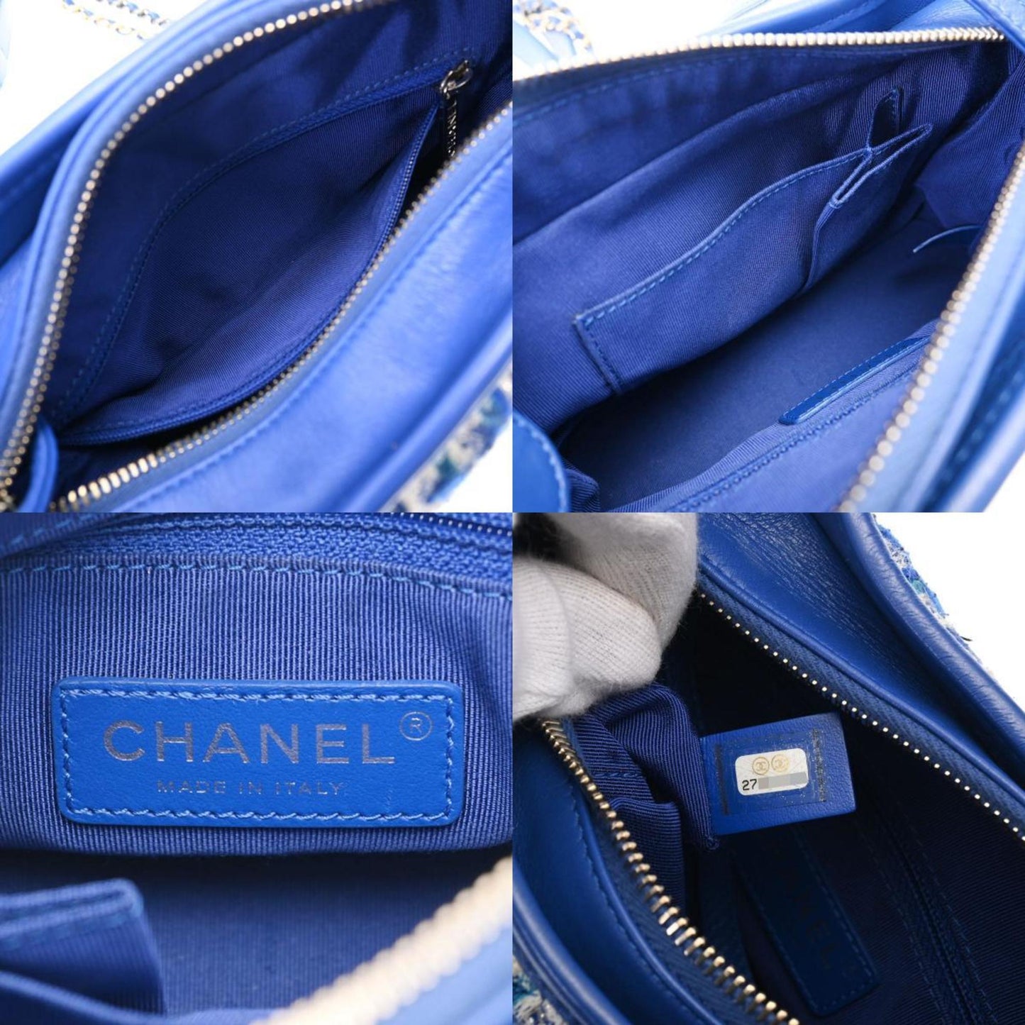 Chanel Women's Blue Pony-style Calfskin Shoulder Bag in Blue