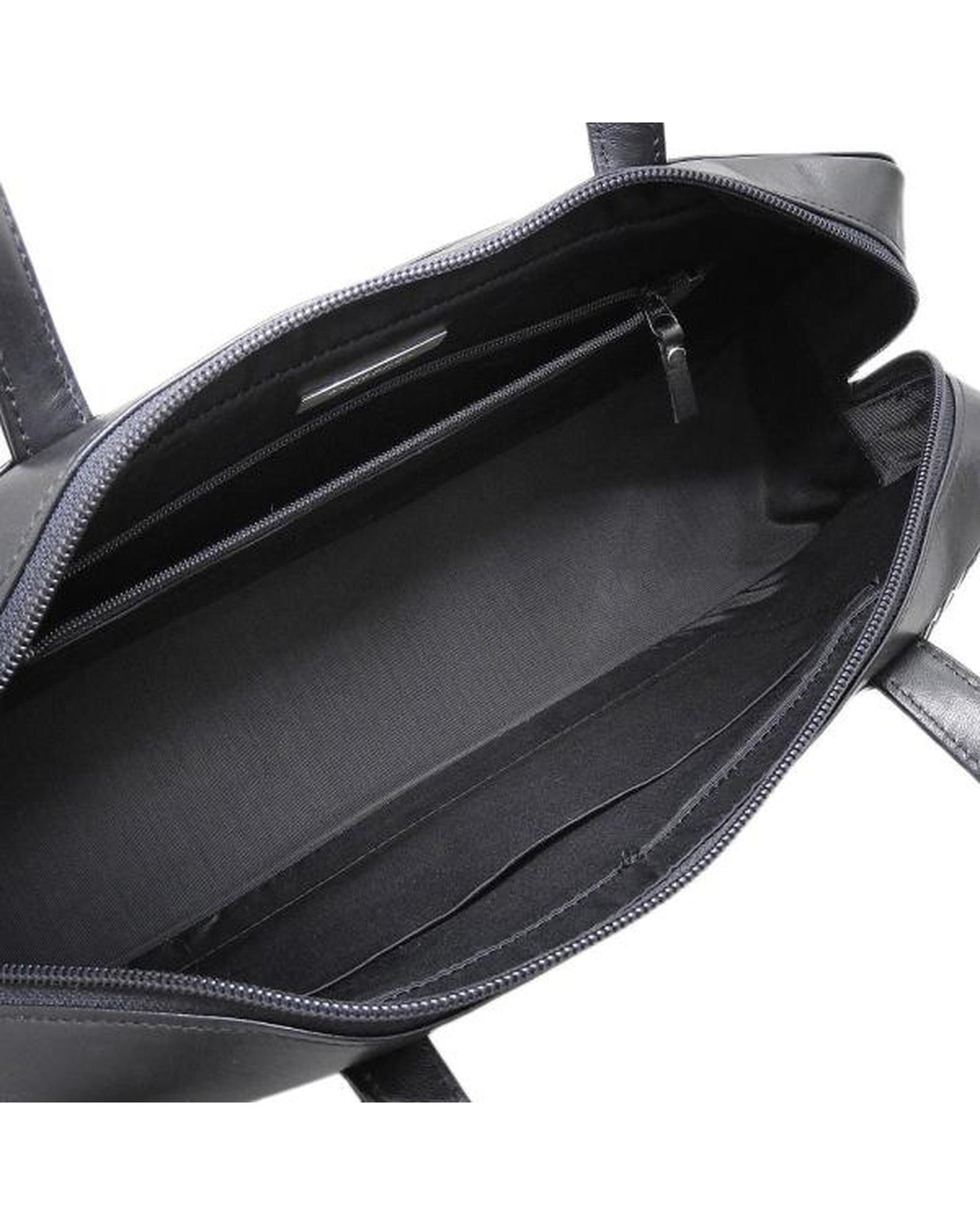 Burberry Women's Leather Check Handbag in Black in Black