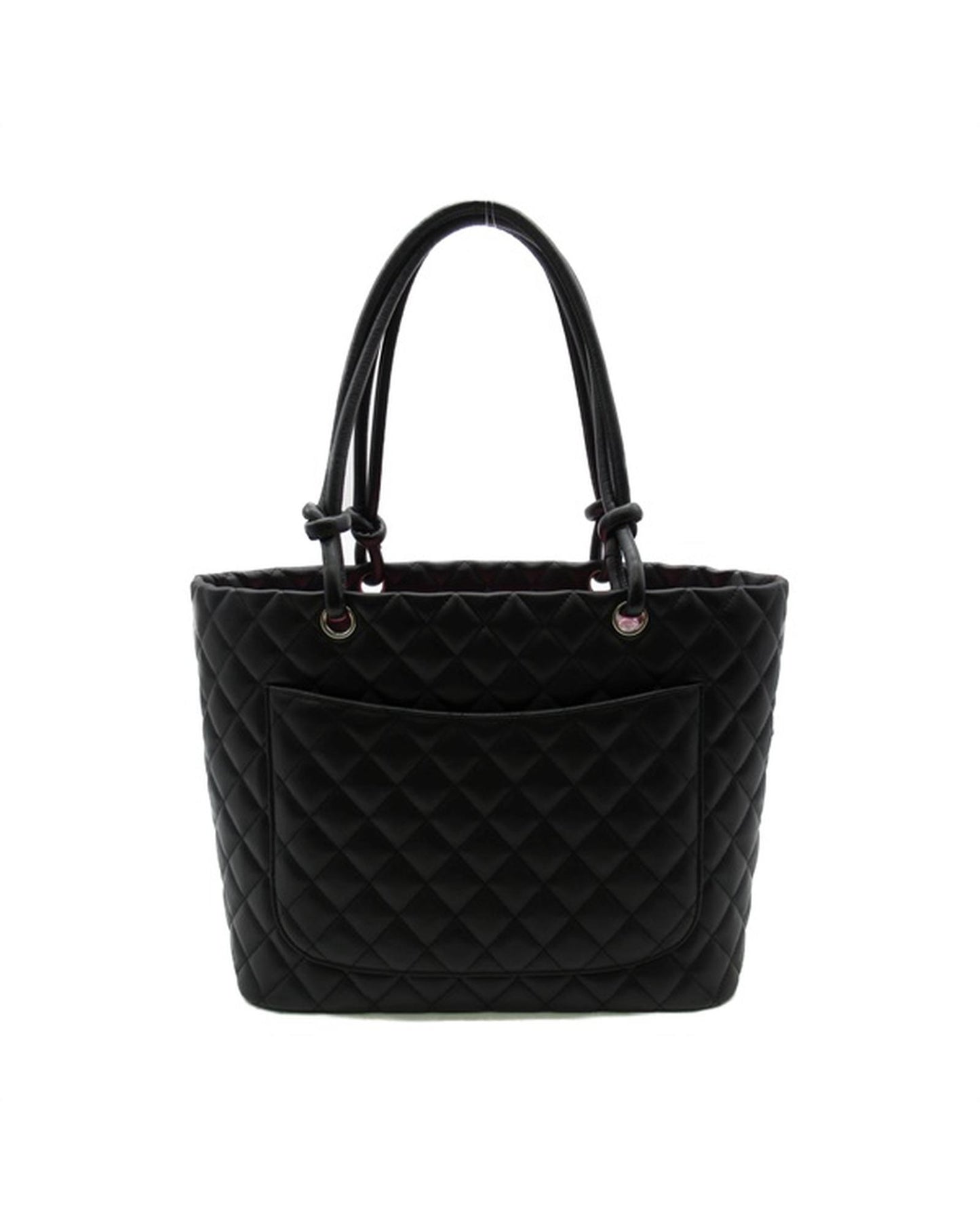 Chanel Women's Black CC Tote Bag in Black