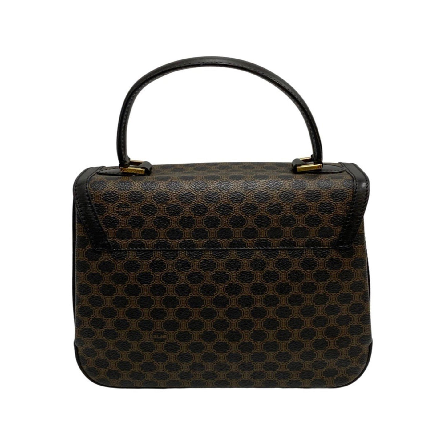 Celine Women's High-Quality Leather Kelly Handbag in Brown
