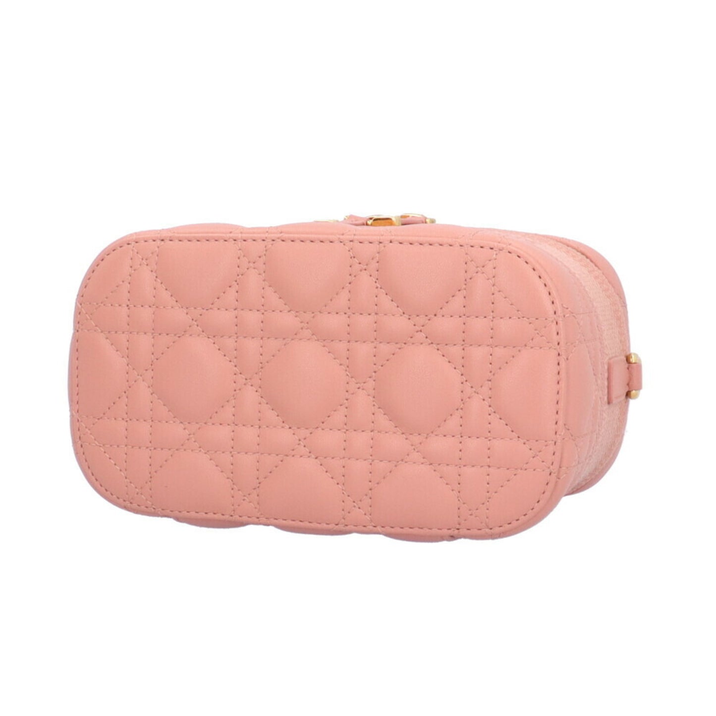 Dior Women's Elegant Leather Vanity Bag in Pink
