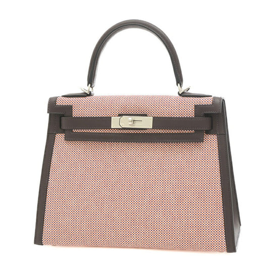 Hermes Women's Luxurious Hermes Kelly 28 Leather Handbag in Pink