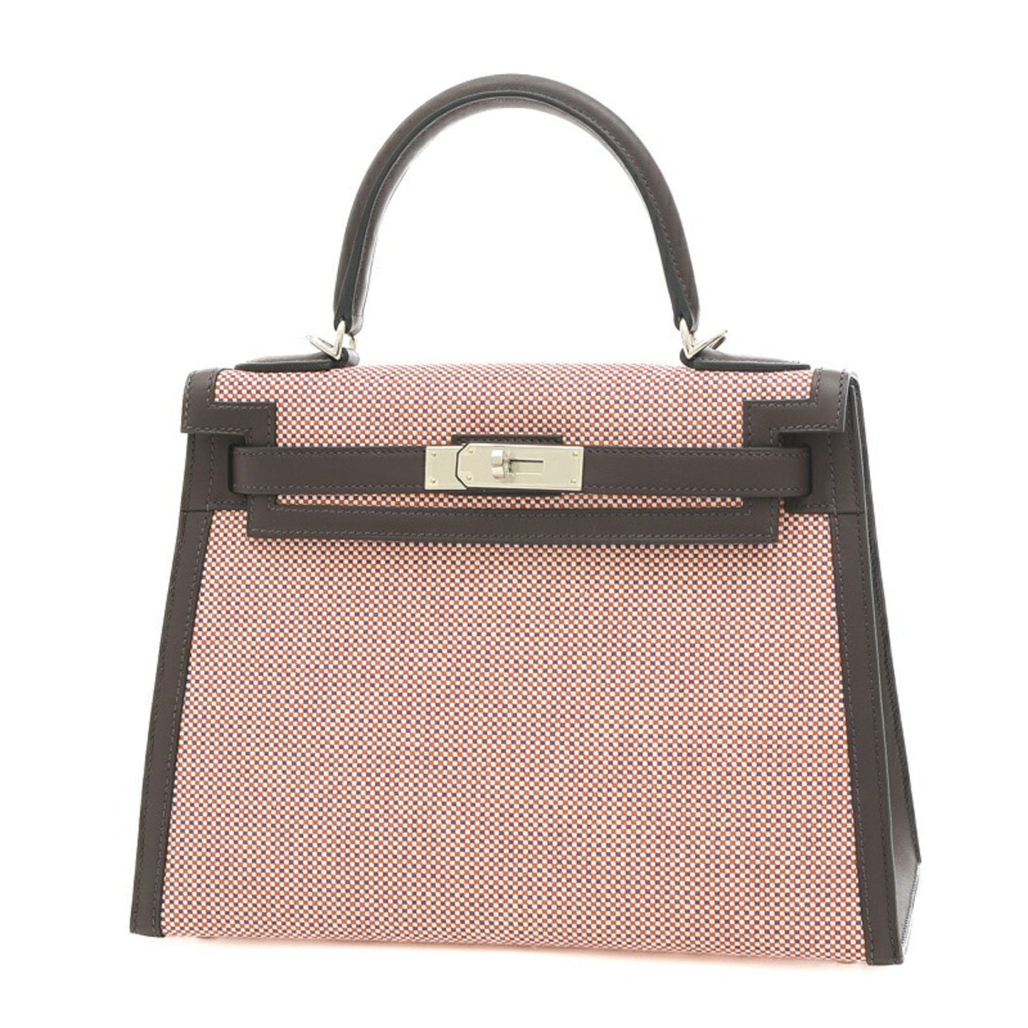 Hermes Women's Luxurious Hermes Kelly 28 Leather Handbag in Pink