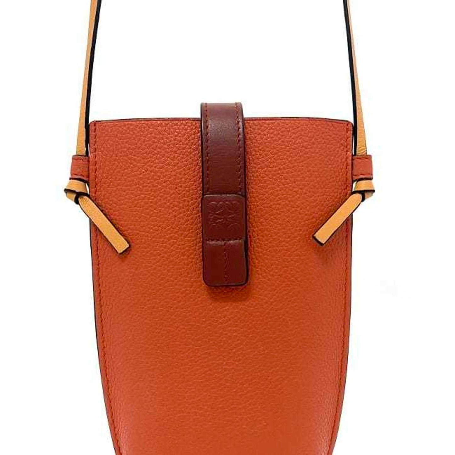 Loewe Unisex Versatile and Stylish Loewe Gate Leather Bag in Brown