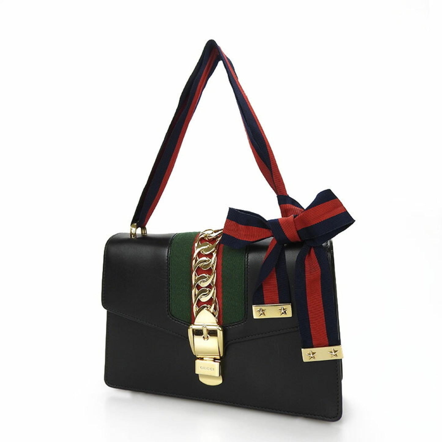 Gucci Women's Sophisticated Leather Tote Bag in Black
