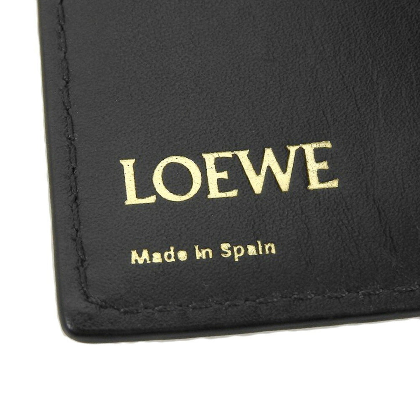 Loewe Unisex Black Leather Key Case with Six Hooks in Black