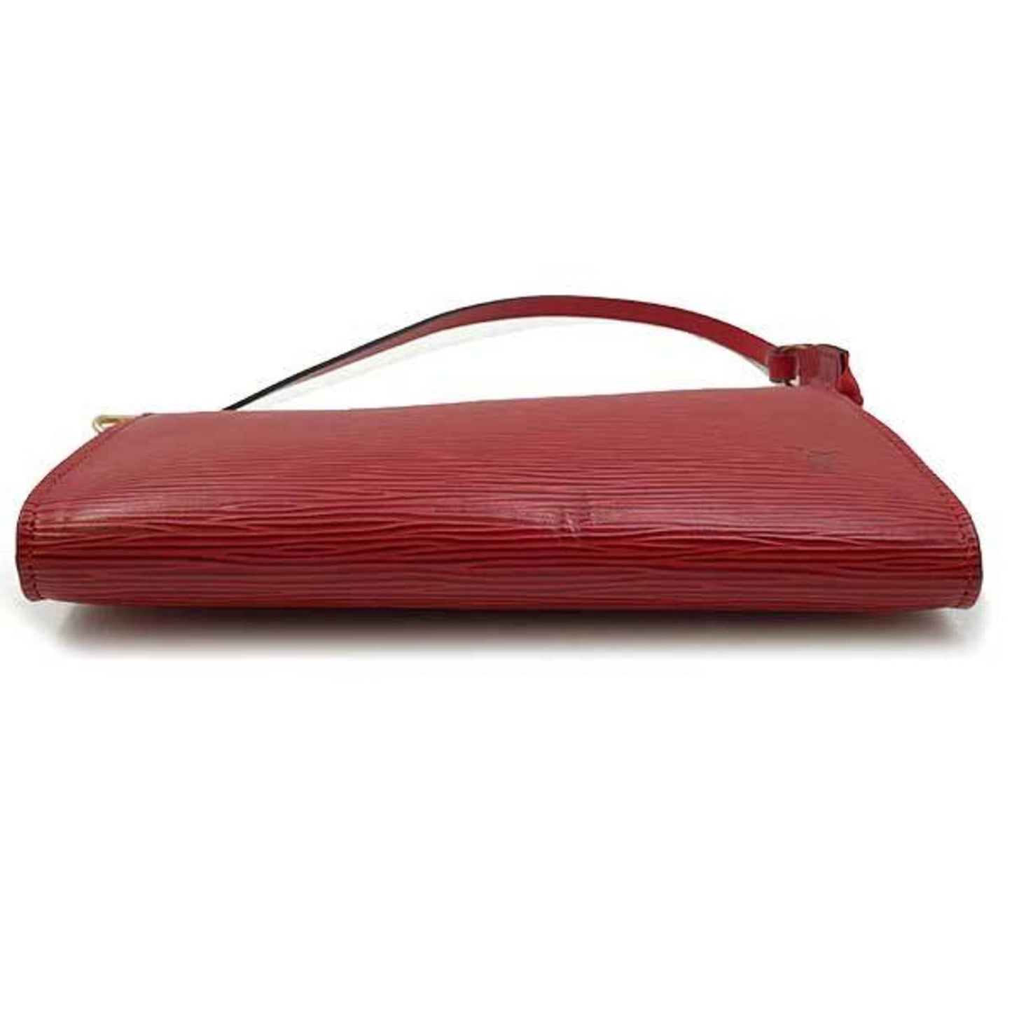 Louis Vuitton Women's Epi Leather Clutch Bag with Serial Number - Excellent Condition in Red