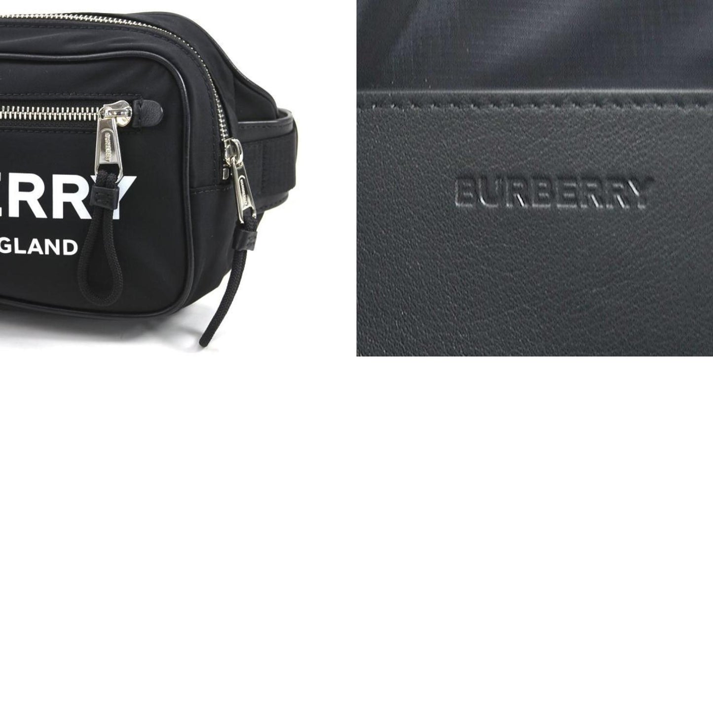 Burberry Unisex Modern Black Nylon Shoulder Bag in Black