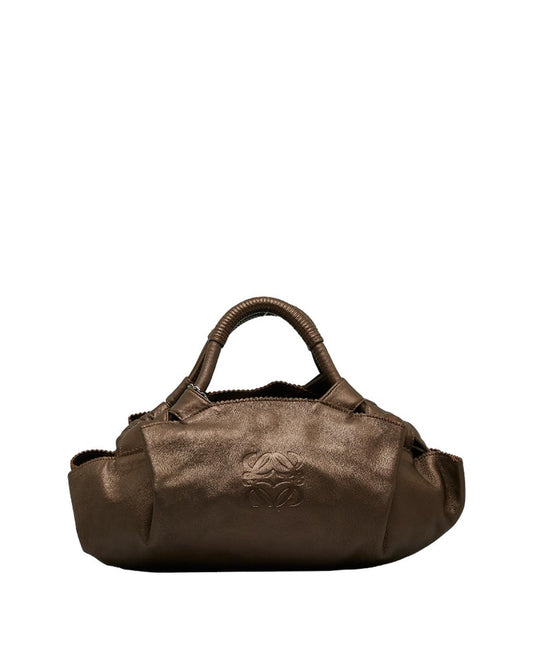 Loewe Women's Bronze Nappa Aire Handbag in A Condition in Bronze