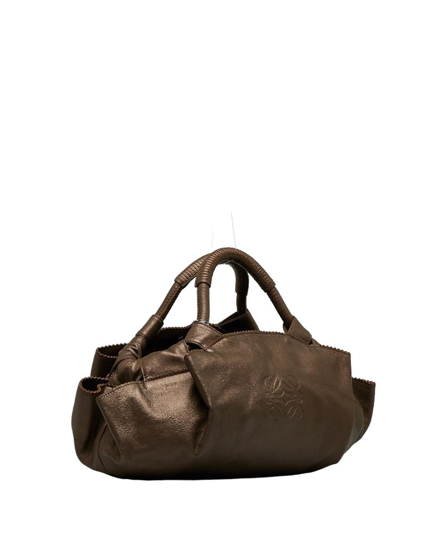 Loewe Women's Bronze Nappa Aire Handbag in A Condition in Bronze