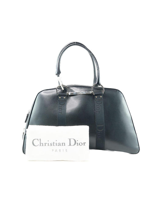 Dior Women's Black Leather Handbag in Excellent Condition in Black