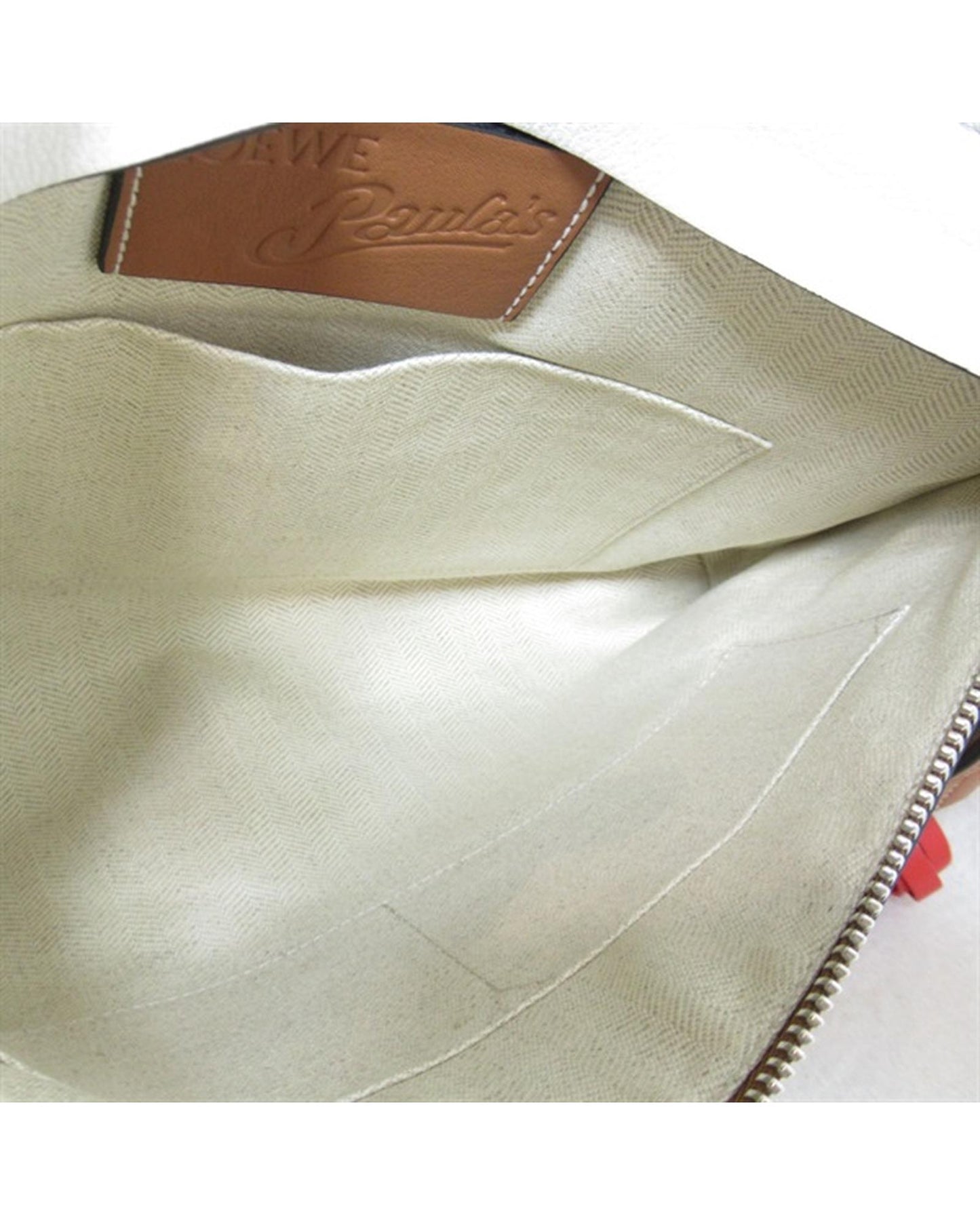 Loewe Women's Fringe Shoulder Bag with Boho Vibes in White