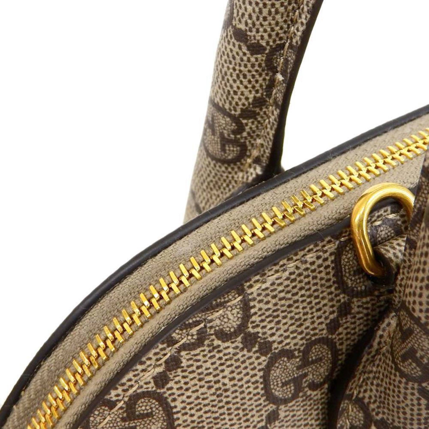Gucci Women's Gucci Hacker Beige GG Supreme Handbag in Beige