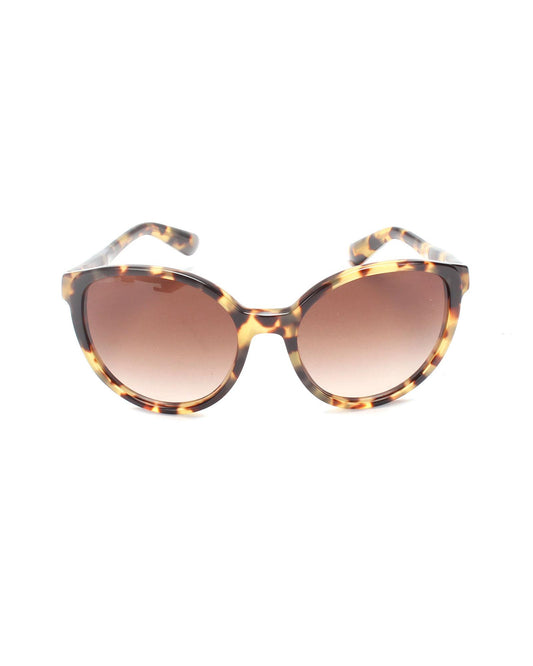 Miu Miu Women's Brown Oversized Tinted Sunglasses in Brown