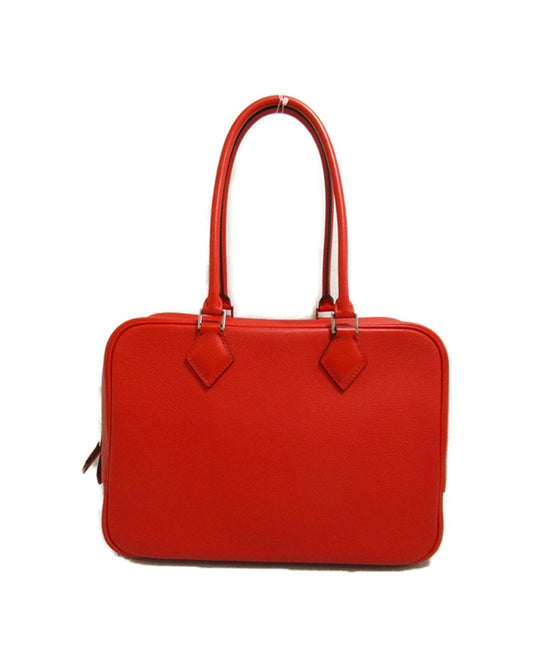 Hermes Women's Red Swift Plume Bag - A Condition in Red
