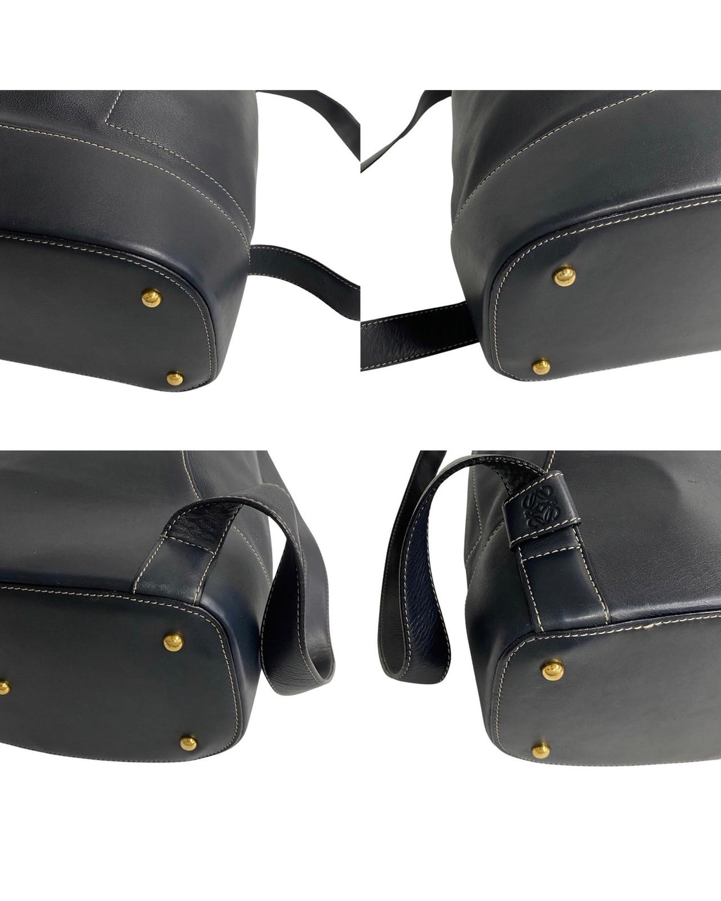Loewe Women's Leather Backpack in Excellent Condition by Loewe in Black leather.