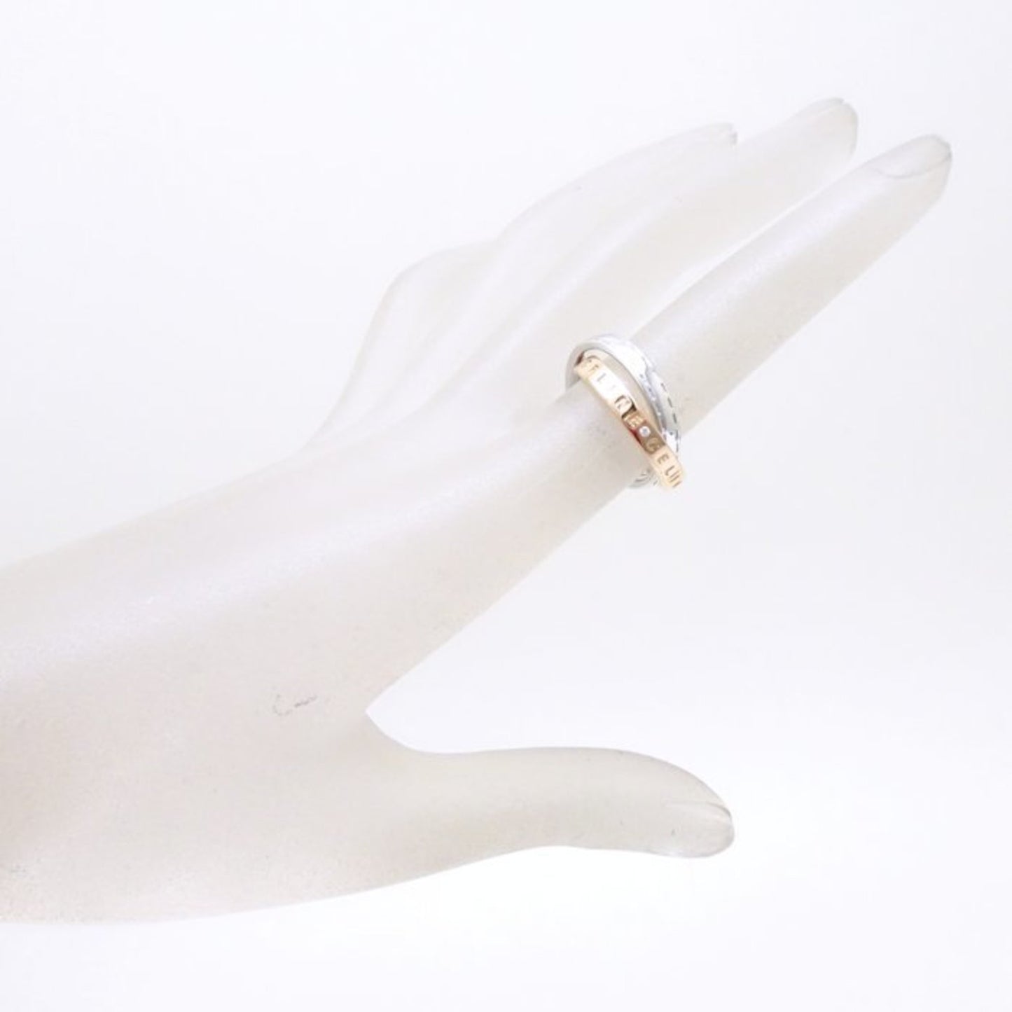 Celine Women's 18K Rose and White Gold Diamond Band Ring in Gold