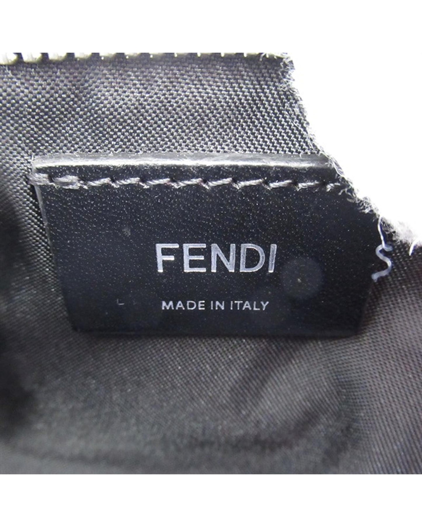 Fendi Women's Leather Monster Eye Waist Bag in Black by Fendi in Black