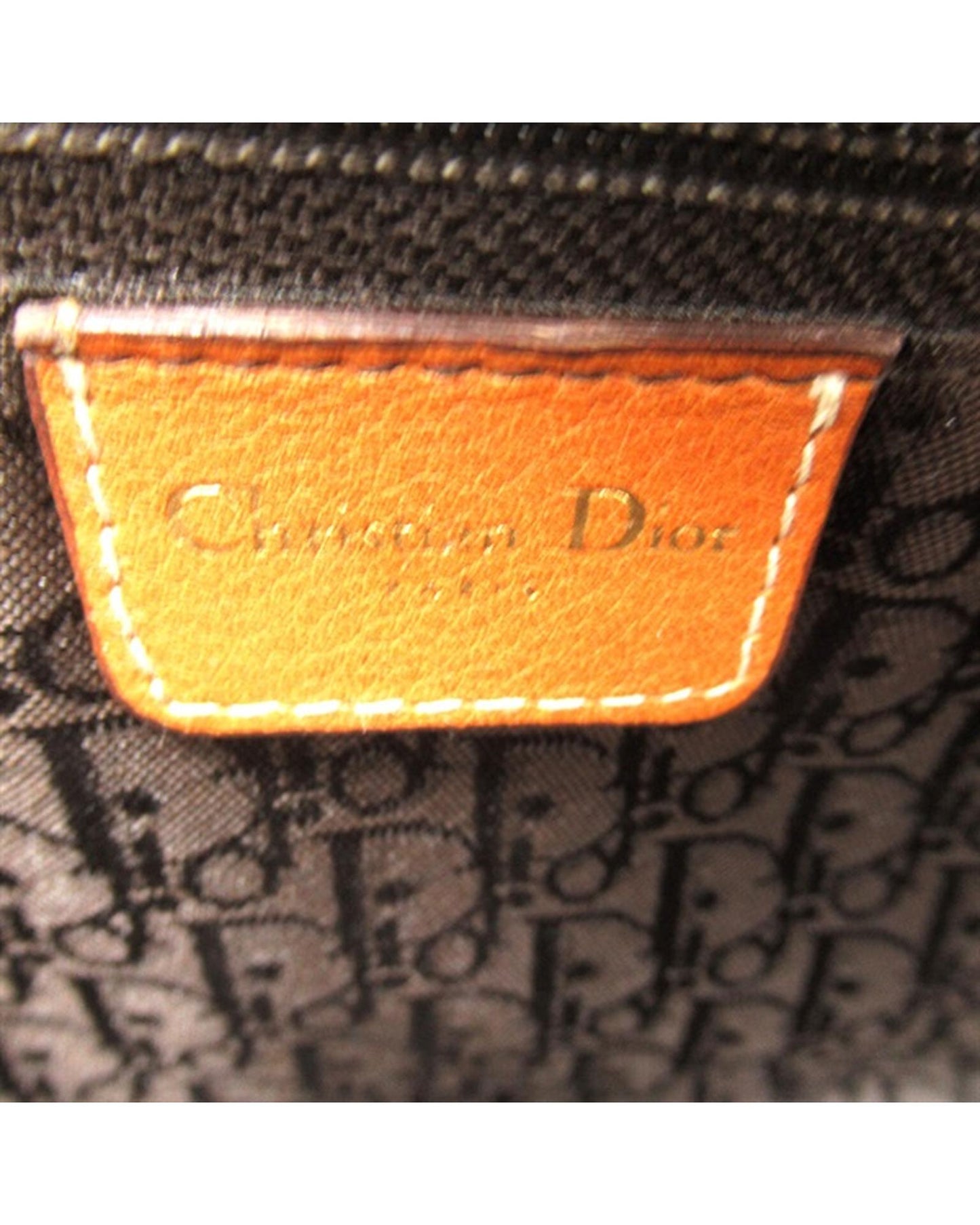 Dior Women's Brown Leather Lady Dior Bag - Excellent Condition in Brown