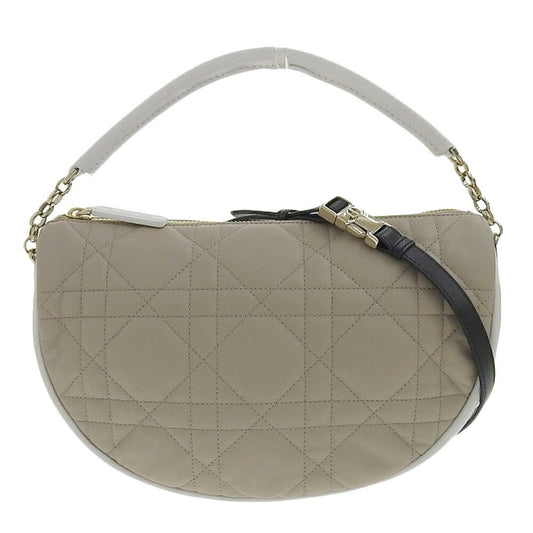 Dior Women's Leather Shoulder Bag with Elegant Design in Beige