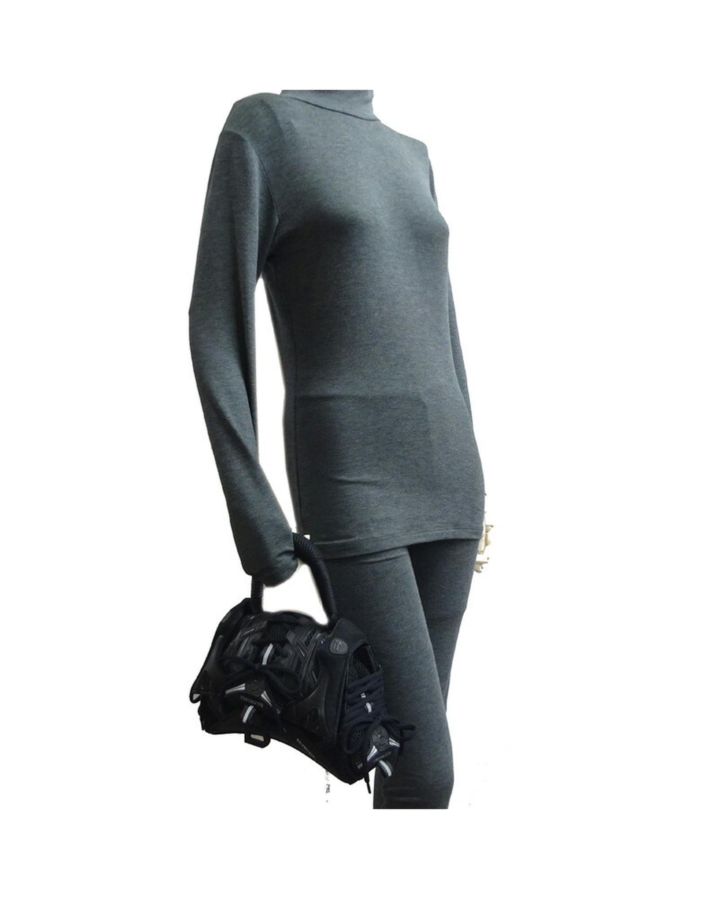 Balenciaga Women's Top Handle Black Leather Designer Bag by Balenciaga in Black