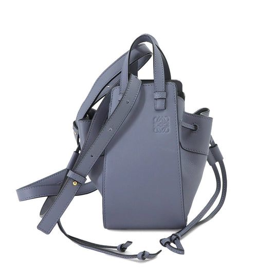 Loewe Women's Blue Leather Shoulder Bag in Blue