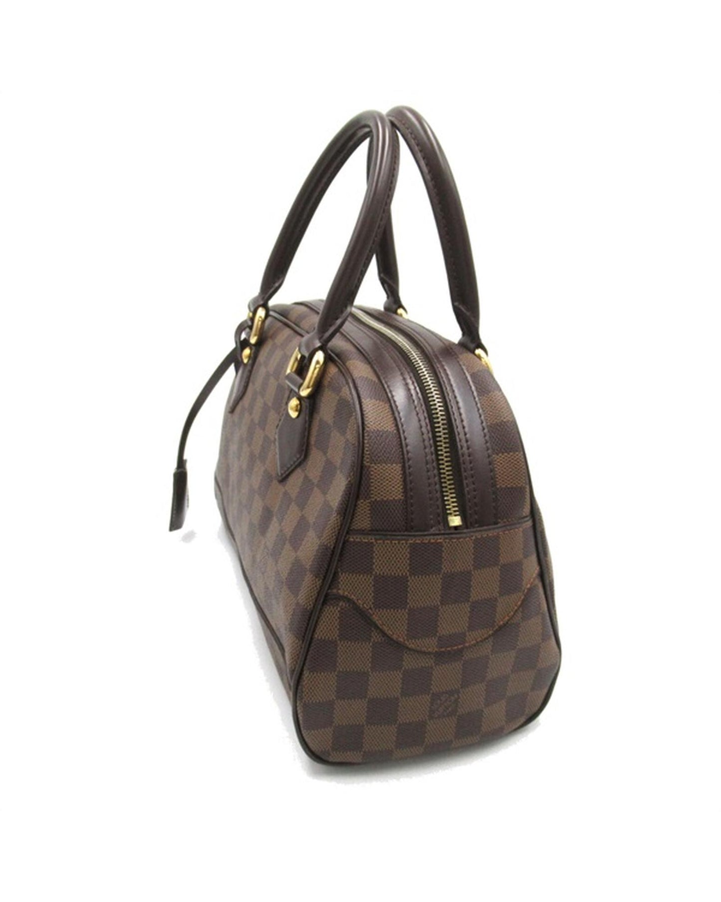 Louis Vuitton Women's Damier Ebene Duomo Bag in Excellent Condition in Brown