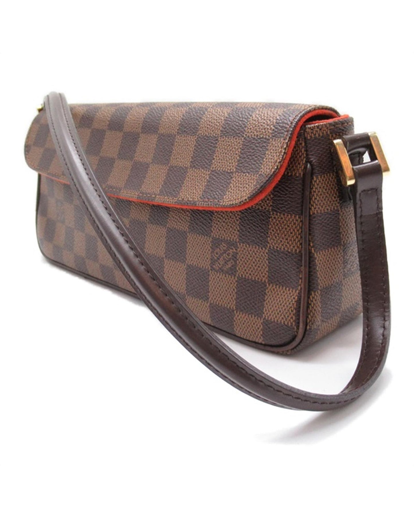 Louis Vuitton Women's Brown Damier Ebene Recoleta Bag in Excellent Condition in Brown