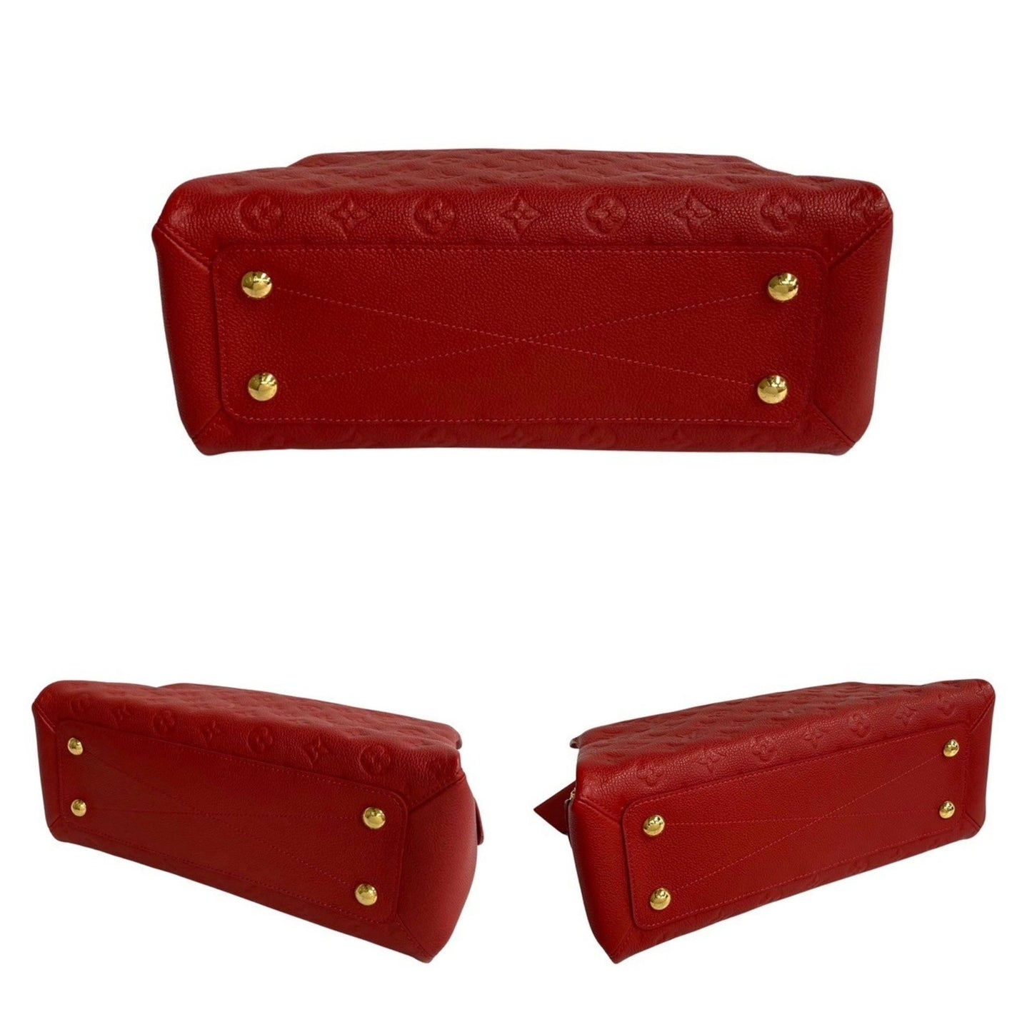 Louis Vuitton Women's Elegant Leather Shoulder Bag in Red