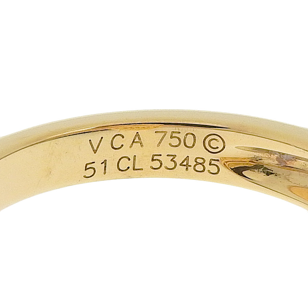 Van Cleef & Arpels Women's Vintage Alhambra Yellow Gold Guarantee Bracelet in Gold