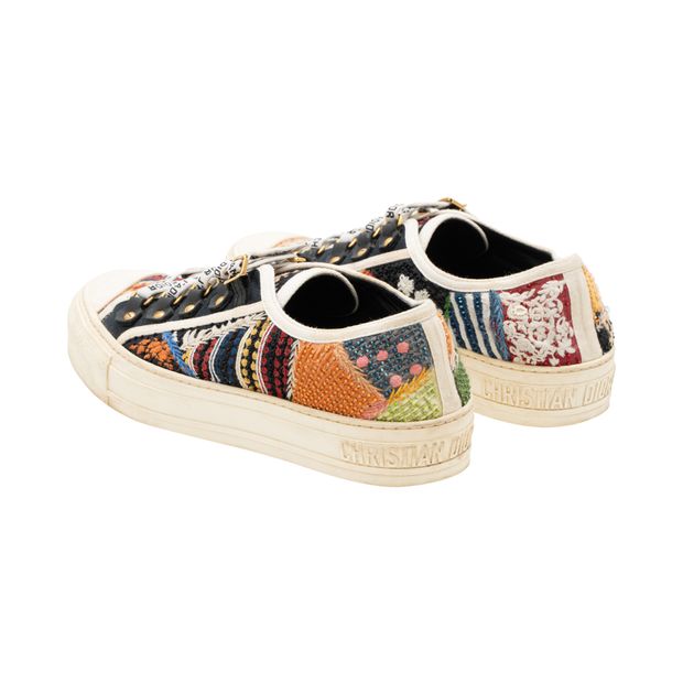 Walk'n'Dior Patch Embroidery Sneakers