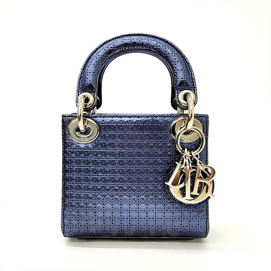 Dior Christian  Micro Metallic Lady Bag