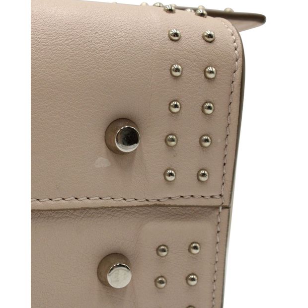Givenchy Shark Studded Satchel in Nude Leather